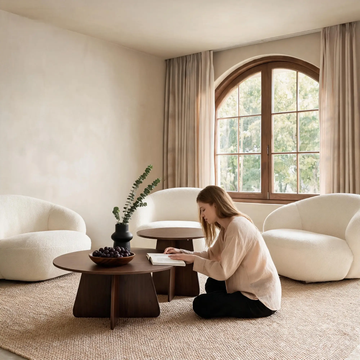 Retro-Style Nesting Coffee Table Set by HouseOfZazla