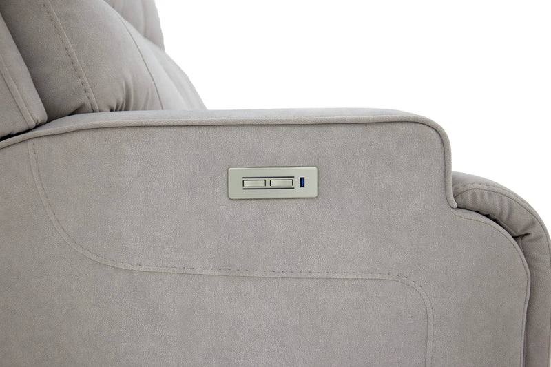 Ashbee - Power Sofa With Power Recline, Power Headrest, Zero Gravity And 3" Footrest Extension by Unique Piece Furniture