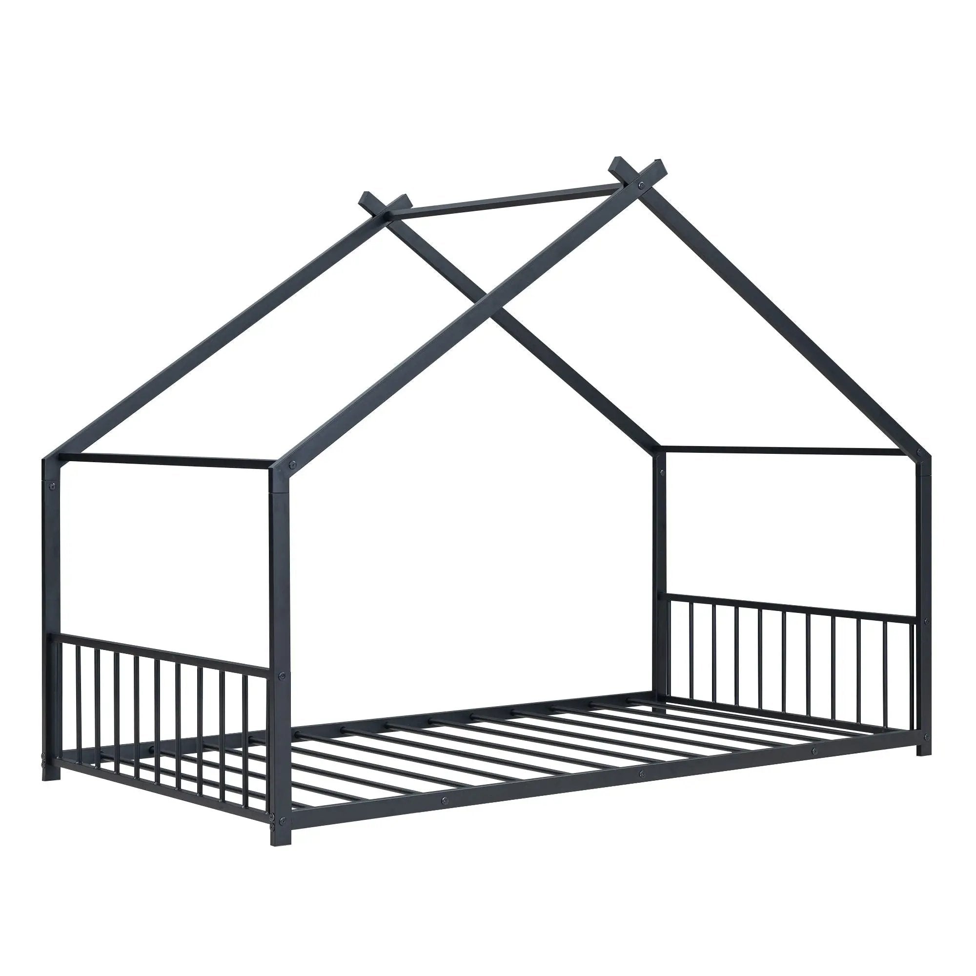 Metal House Bed by Unique Piece Furniture