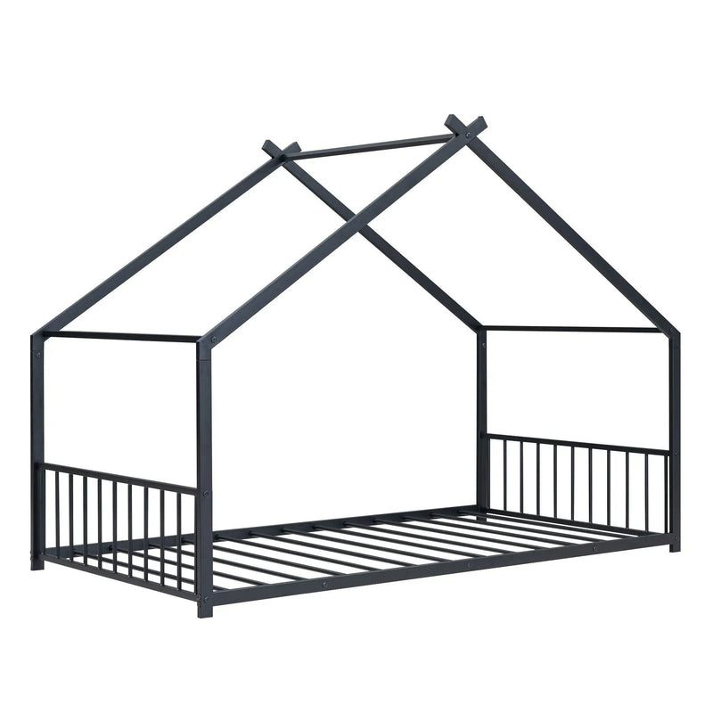Metal House Bed by HouseOfZazla