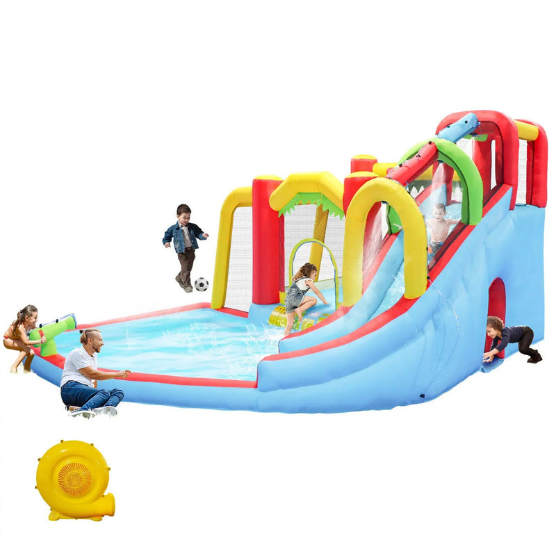 7-in-1 Inflatable Slide Water Park and Garden Bouncer by HouseOfZazla