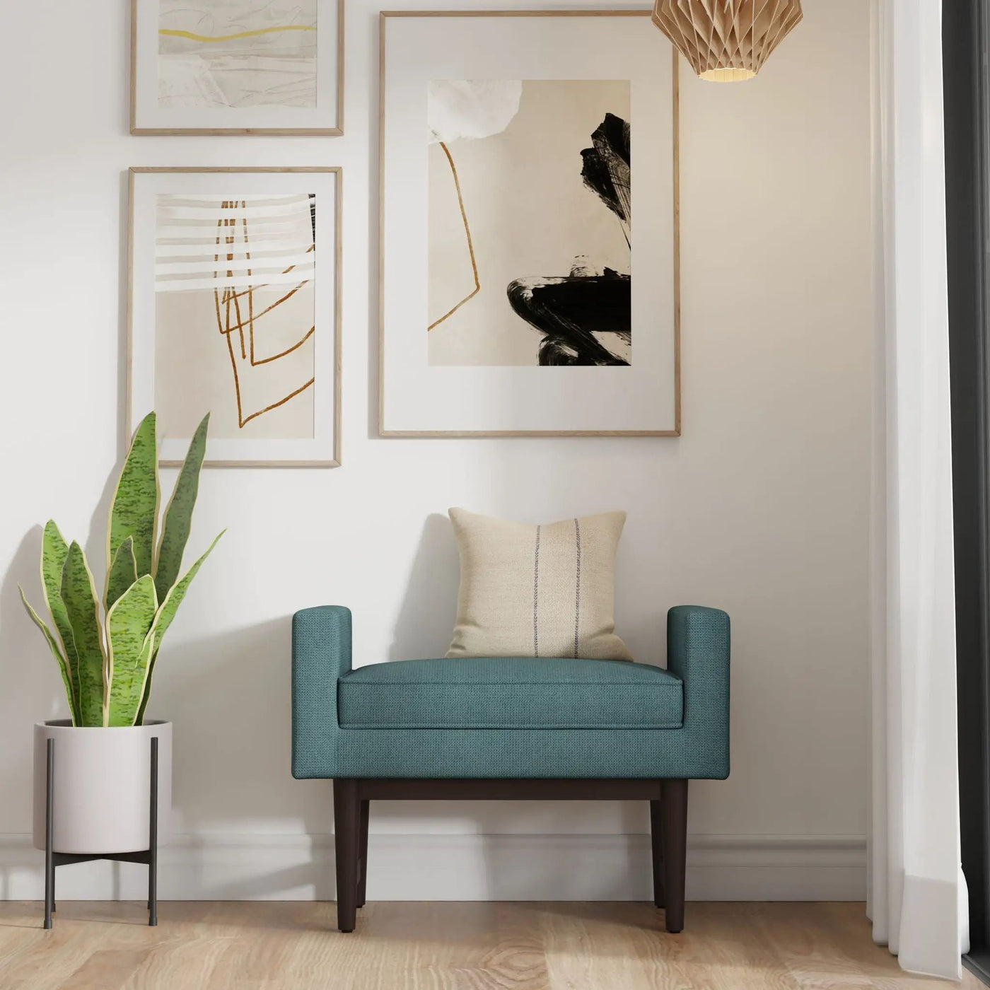 Scott - Upholstered Ottoman Bench by Unique Piece Furniture