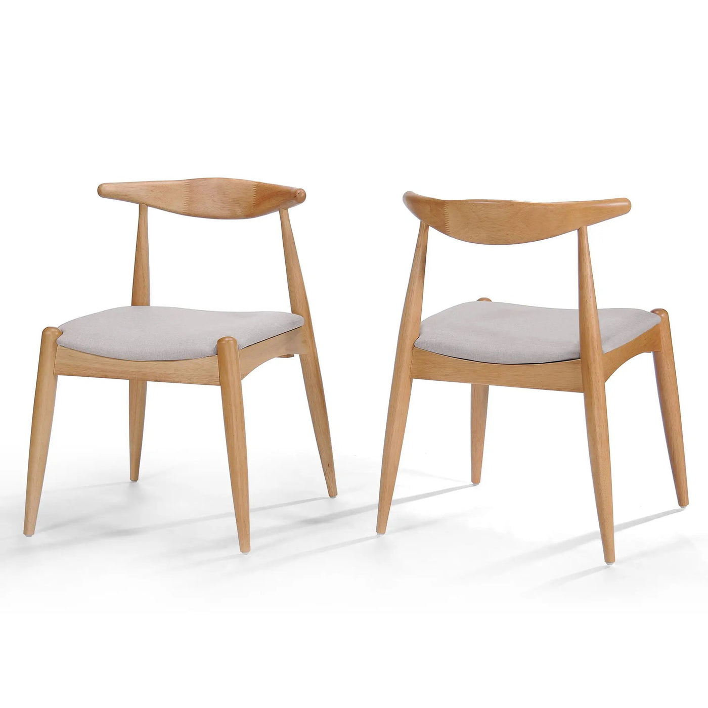 Elegant Dining Chairs With Ergonomic Backrest & Comfort Cushions (Set of 2) by HouseOfZazla