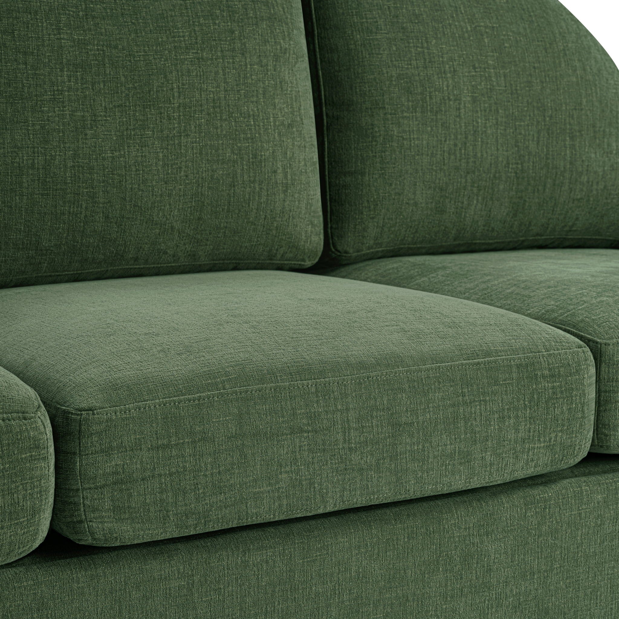 Modern 3 Seater Sofa With Curved Backrest by HouseOfZazla