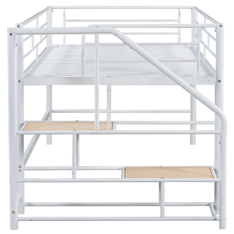 Loft Bed With Storage Stairs And Metal Frame by HouseOfZazla