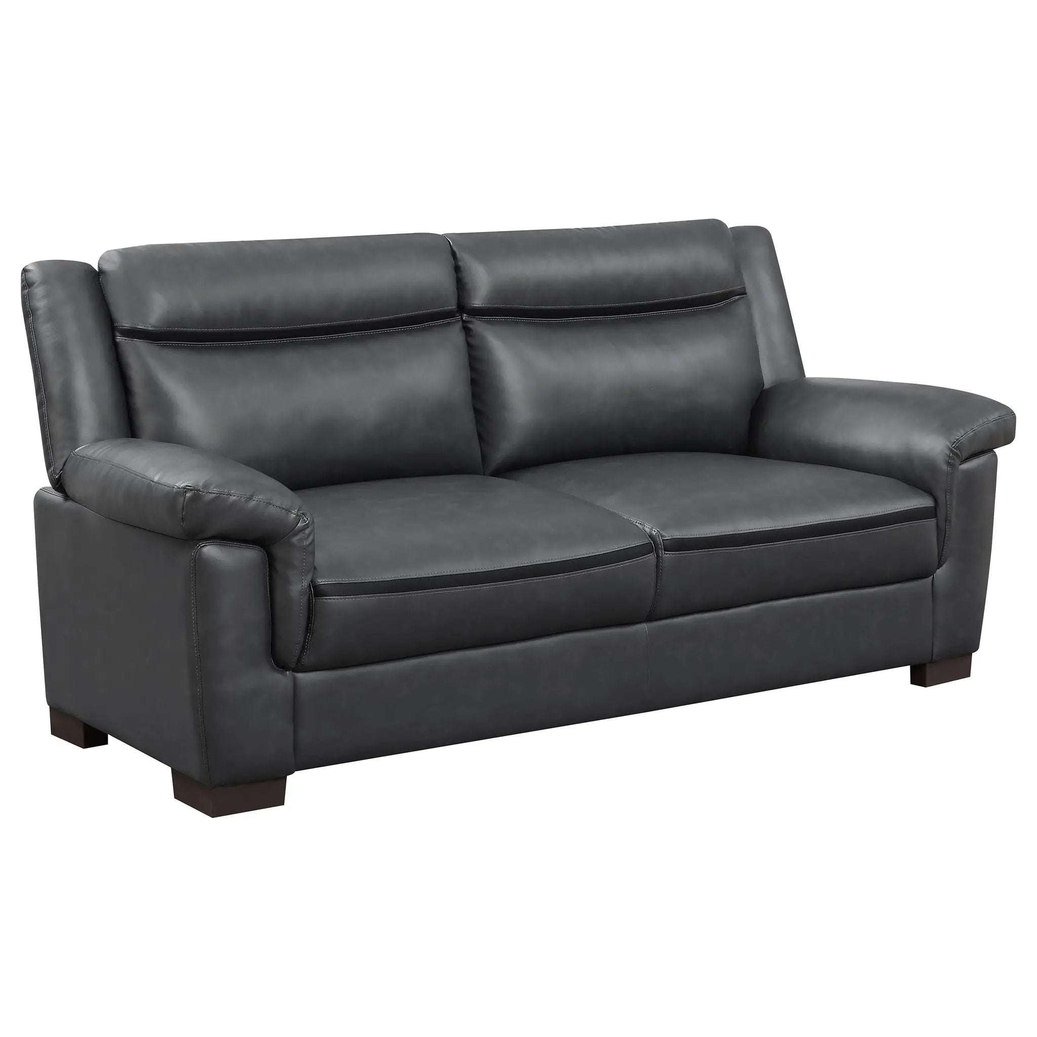 Hawthorne - Sofa With Top Arms Lounge Furniture - Gray by HouseOfZazla