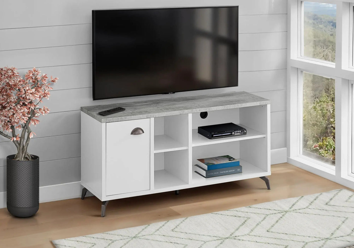 TV Stand, Console, Media Entertainment Center, Storage Cabinet, Contemporary & Modern by Unique Piece Furniture