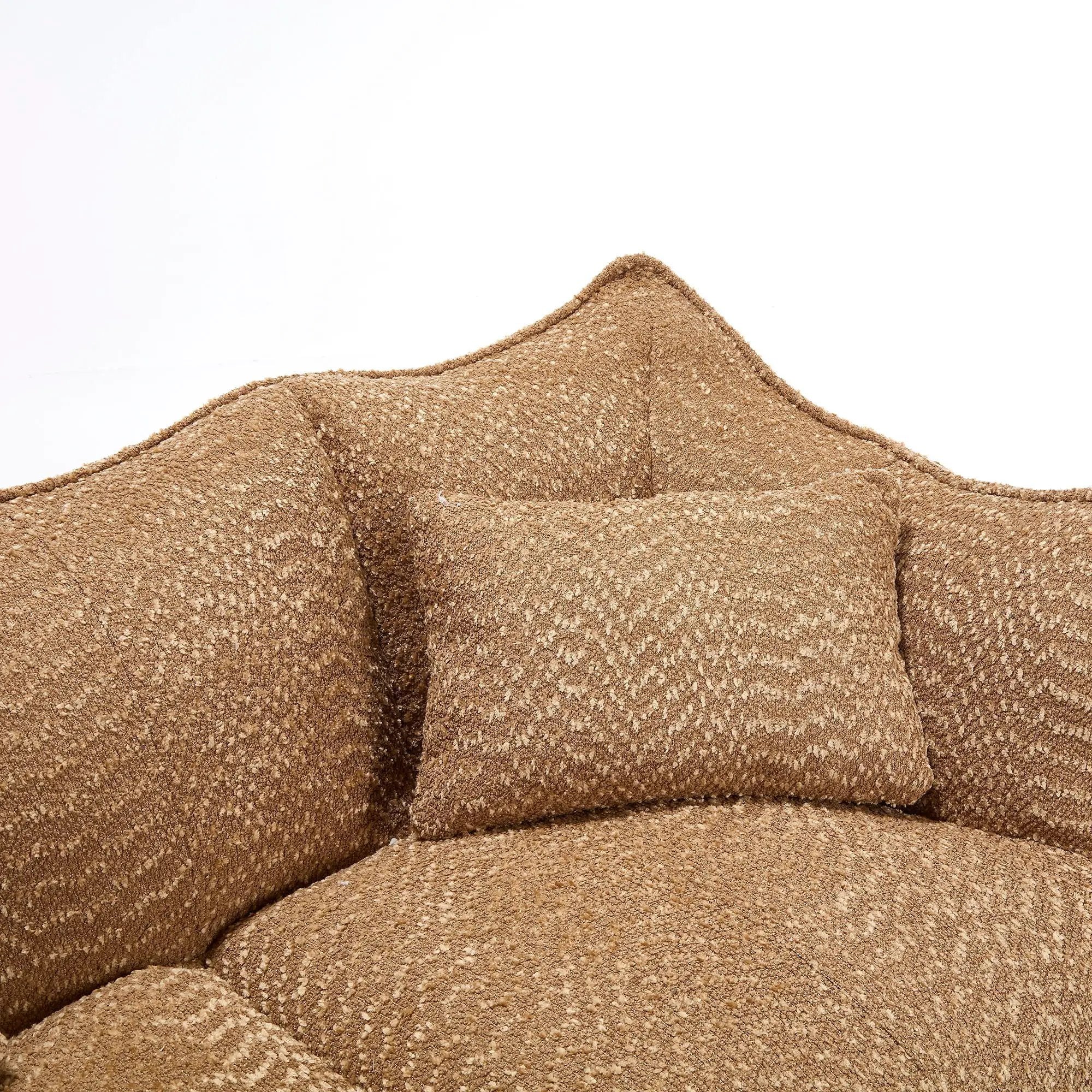 Comfortable Dual Beanbag Chair With High Resilience Foam Core For 2 People by HouseOfZazla