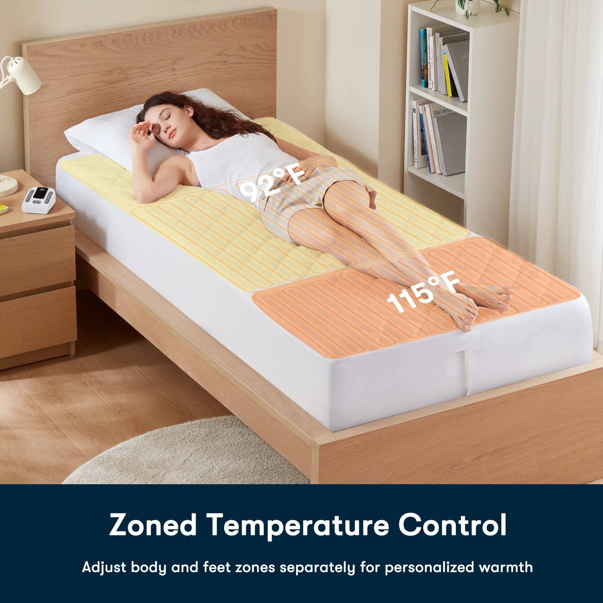 1-Piece Full Heated Mattress Pad by HouseOfZazla