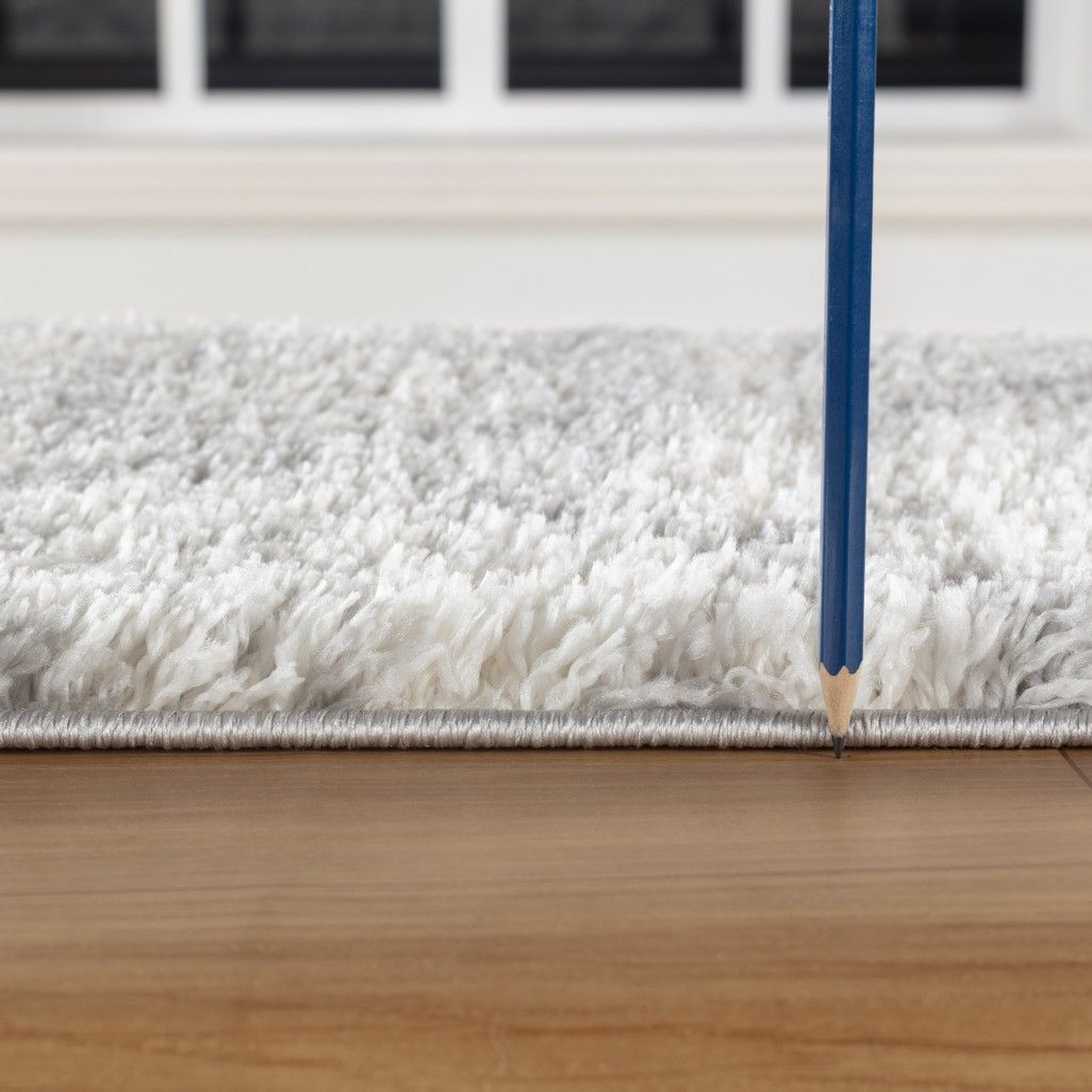 Loft Shag - 7'10" X 9'10" Polypropylene, Shaggy Area Rug - Gray by HouseOfZazla