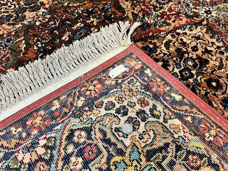 Karastan Multicolor Panel Kirman Rug #717, Wool Karastan Rug 12 x 16, Extra Large Karastan Area Rug, Original Karastan Collection 700 Series by Jewel Rugs