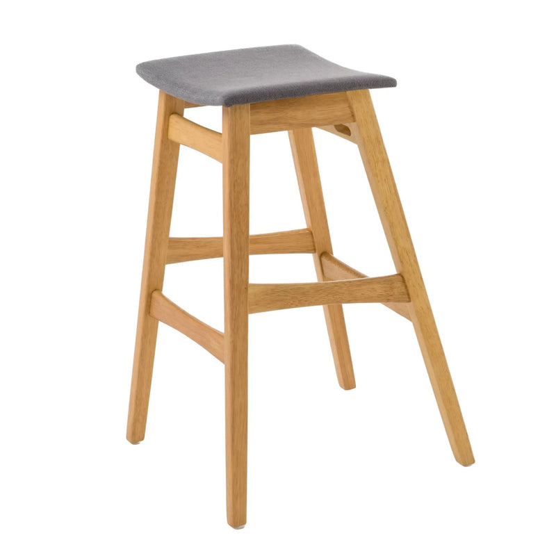 Modern Bar Stool Set With Upholstered Seating by HouseOfZazla
