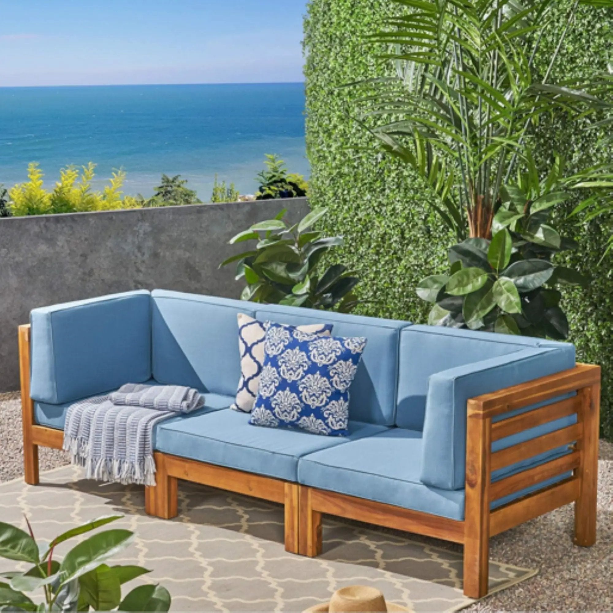 Oana - 3 Piece Sofa Set With Water Resistant Cushions by HouseOfZazla