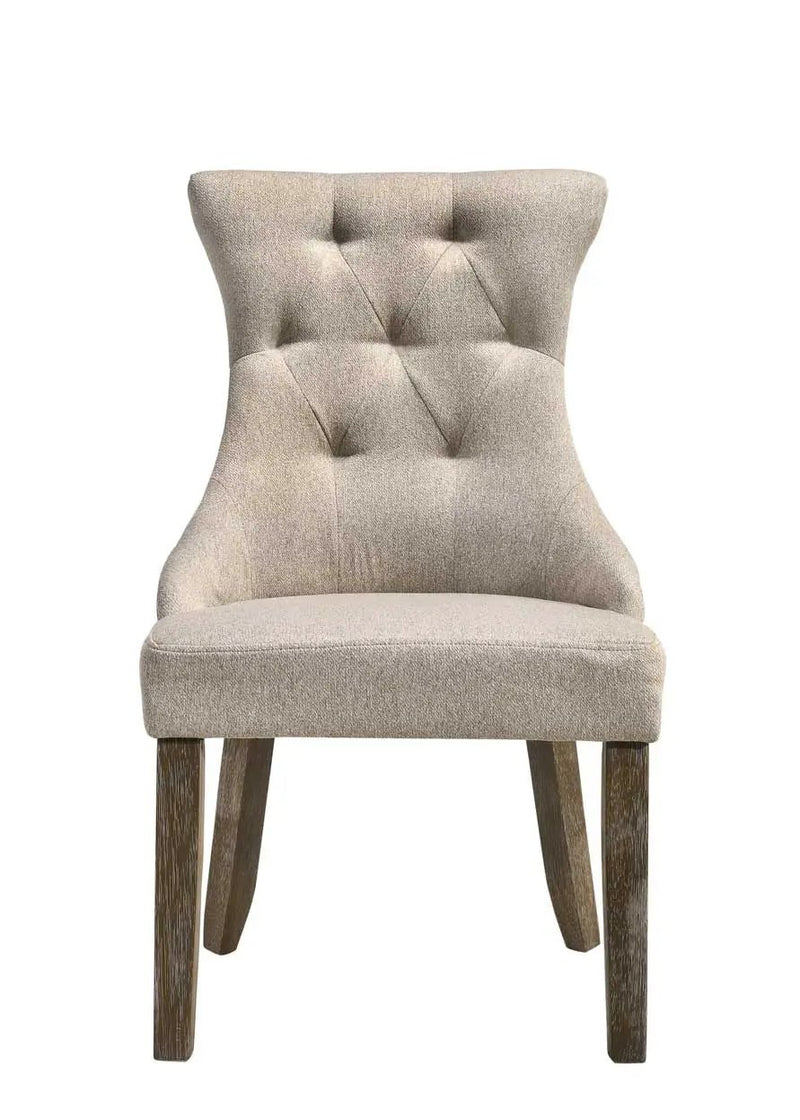 Gabrian - Two Tone Reclaimed Side Chair (Set of 2) - Beige / Gray by Unique Piece Furniture