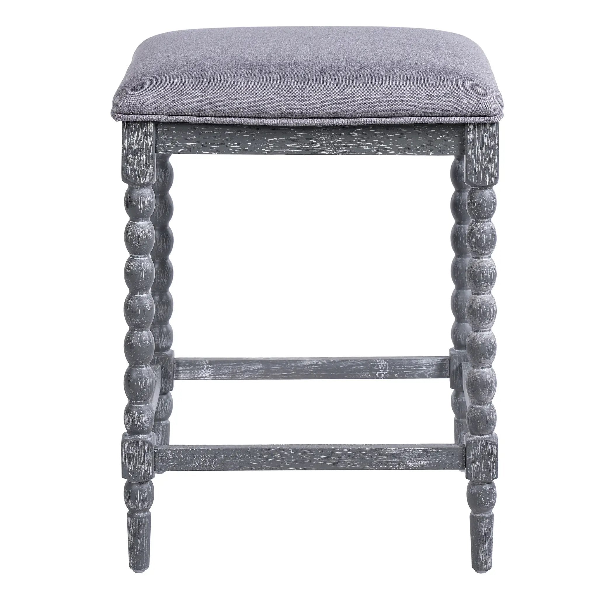 26" Counter Stools - Set of 2 with Upholstered Seat by HouseOfZazla