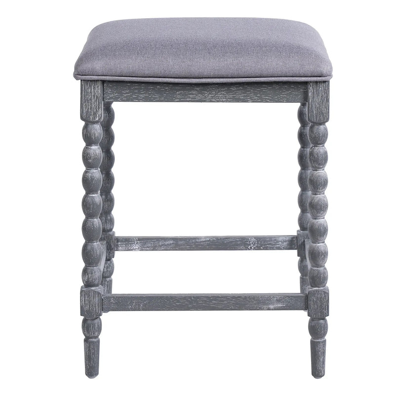 26" Counter Stools - Set of 2 with Upholstered Seat by HouseOfZazla