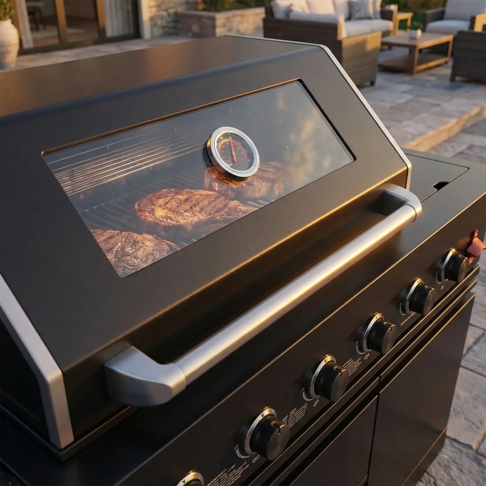 65.4-Inch Deluxe Stainless Steel Propane Gas Outdoor Kitchen Grill by HouseOfZazla