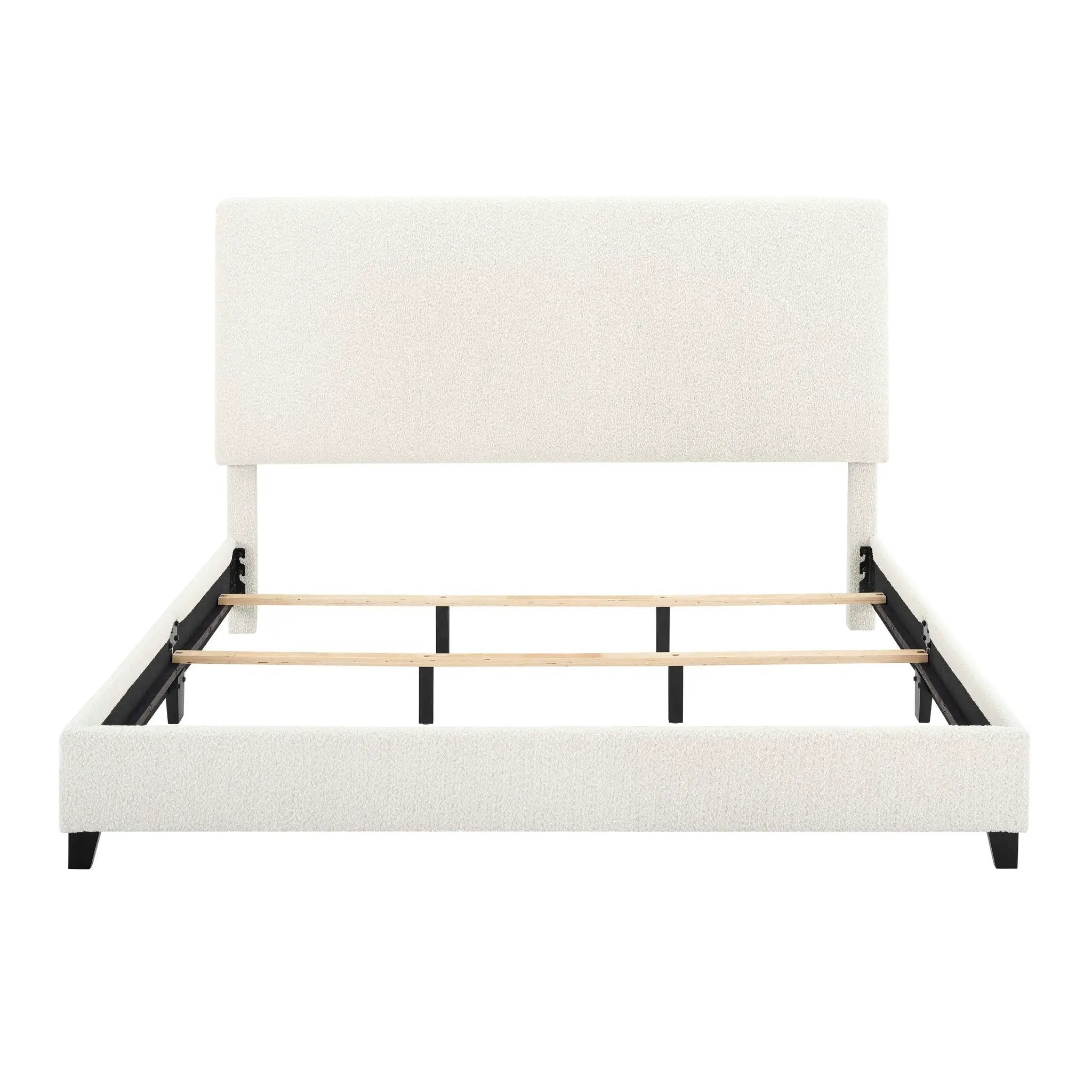 Upholstered Headboard Platform Bed by Unique Piece Furniture