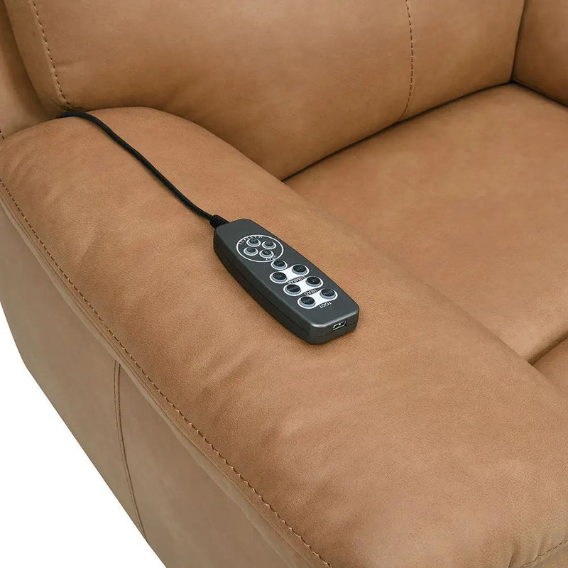 Chavis - Power Motion Loveseat With USB & Power Headrest - Brown by Unique Piece Furniture