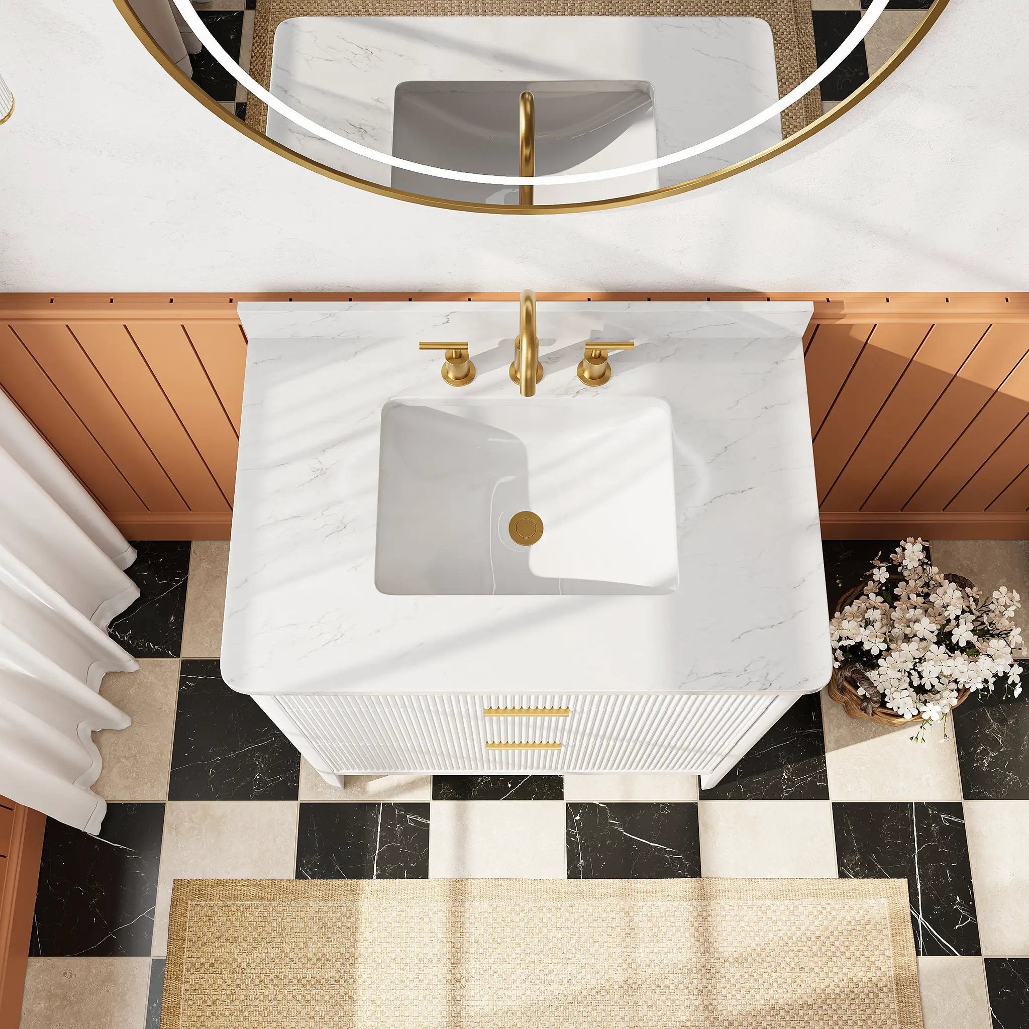 Fully Assembled 30'' Bathroom Vanity by HouseOfZazla
