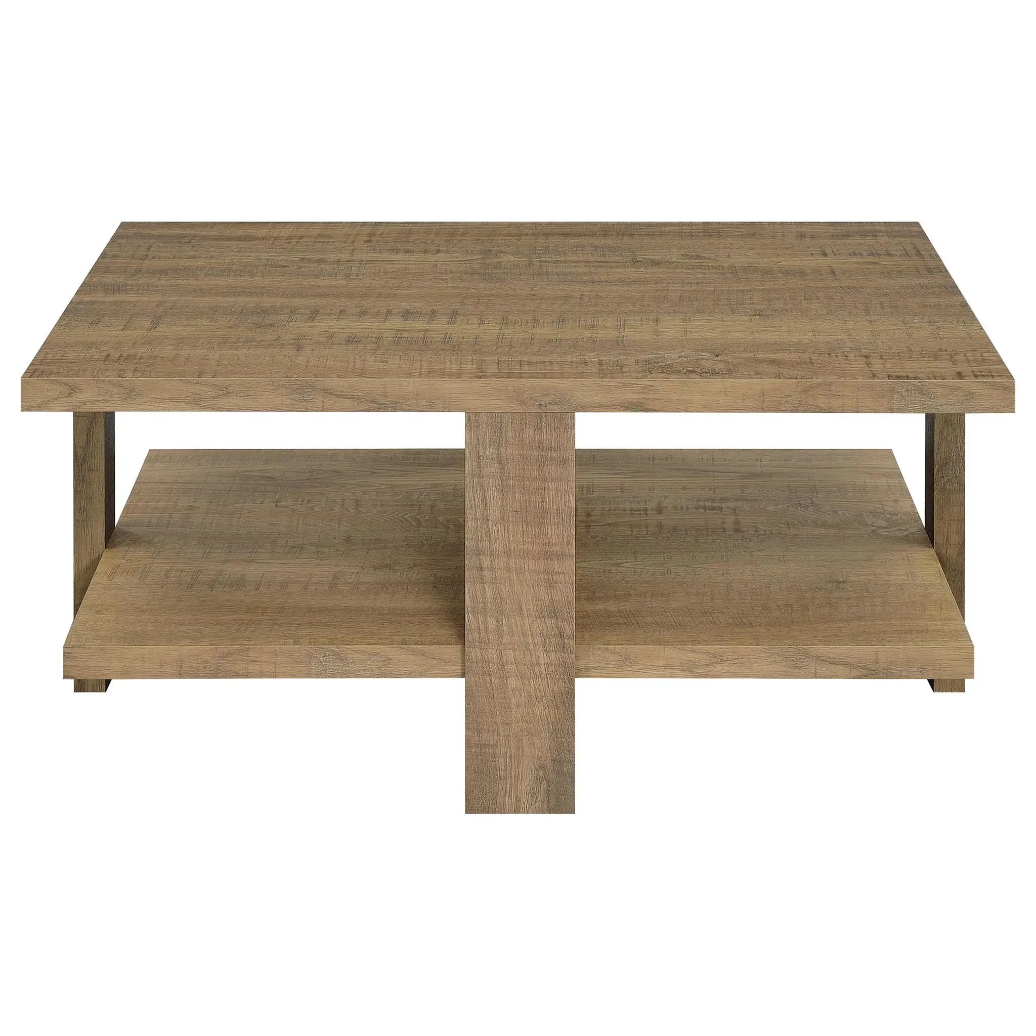 Dawn 3-piece Round Coffee and End Table Set Mango Brown by Unique Piece Furniture