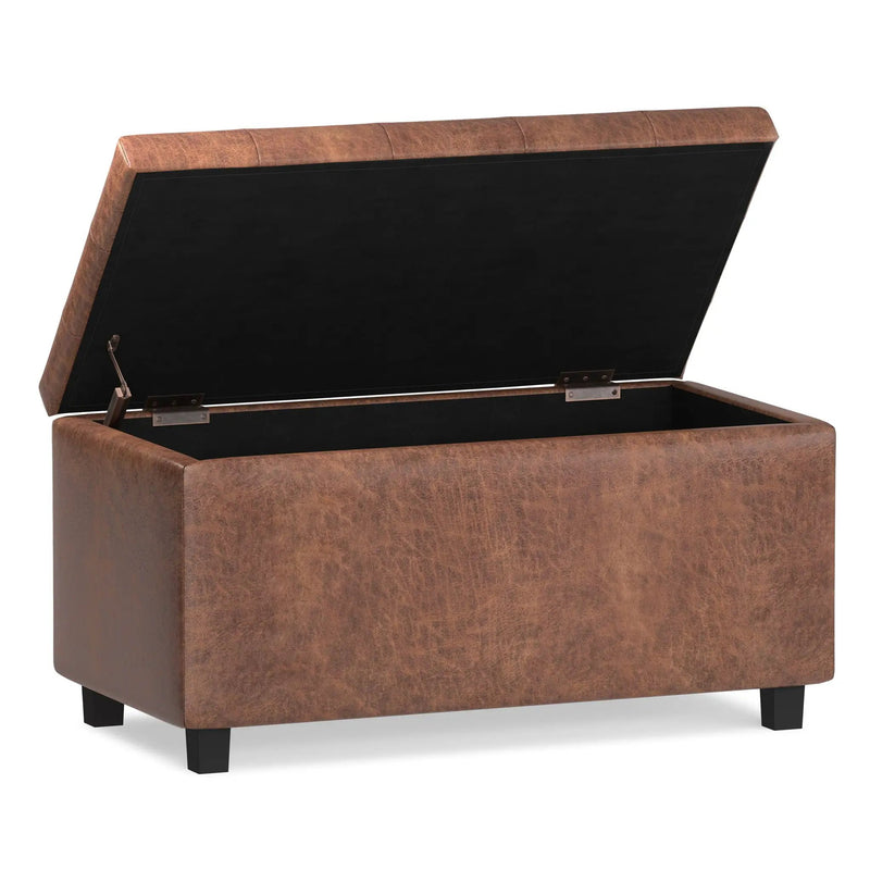 Cosmopolitan - Upholstered Storage Ottoman by HouseOfZazla