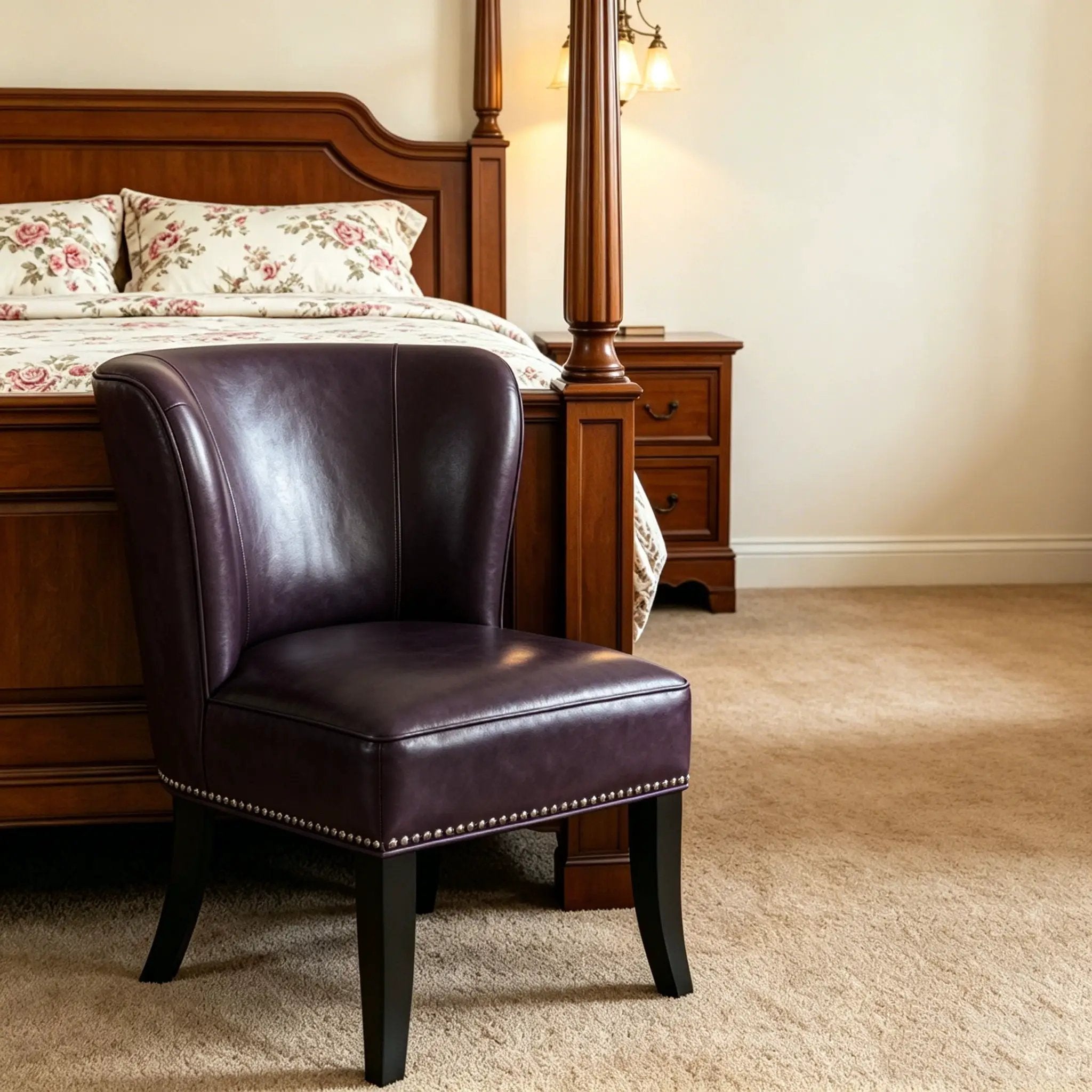 Accent Chair For Living Room - Purple by HouseOfZazla