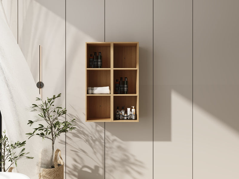 24 Inch Wall Mounted Storage Shelves Combination by HouseOfZazla
