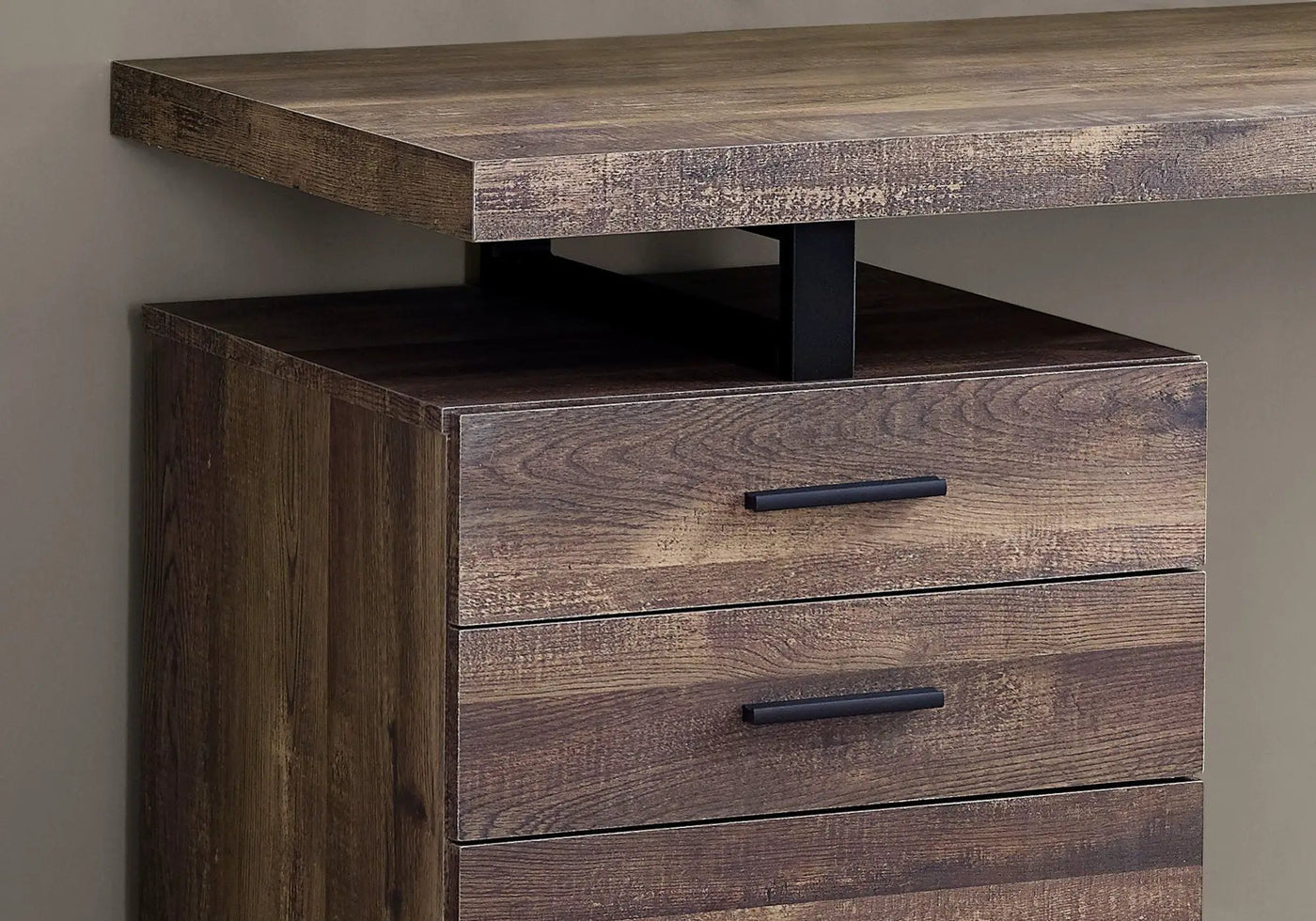 Computer Desk For Home Office, Left, Right Set - Up, Ample Storage Drawers by Unique Piece Furniture