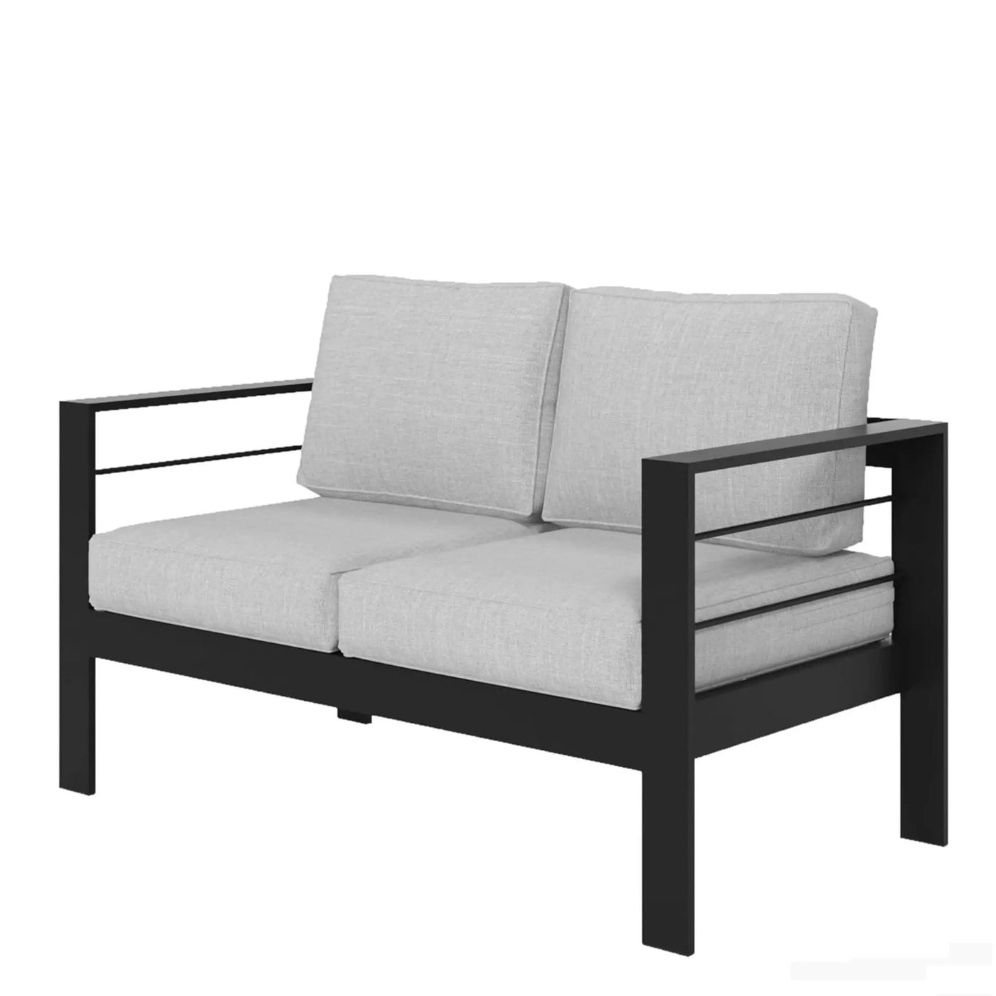 Patio All-Weather Loveseat With Thick Cushions by HouseOfZazla