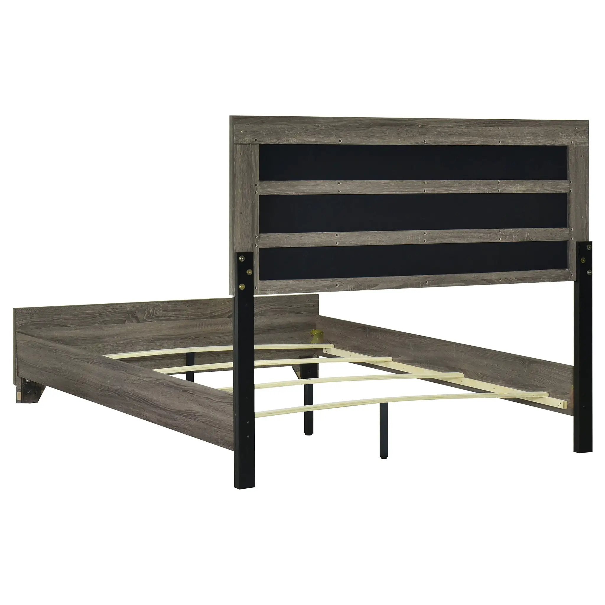 Wright 4-piece California King Bedroom Set Brown Oak by Unique Piece Furniture