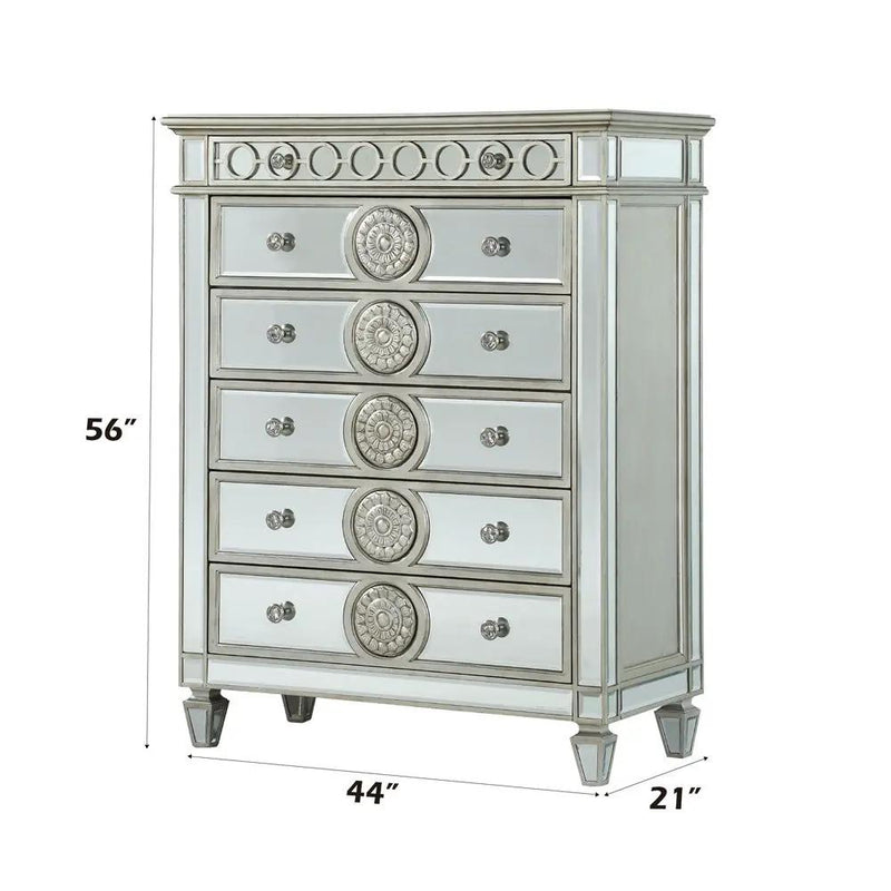 Varian - Chest - Mirrored by Unique Piece Furniture