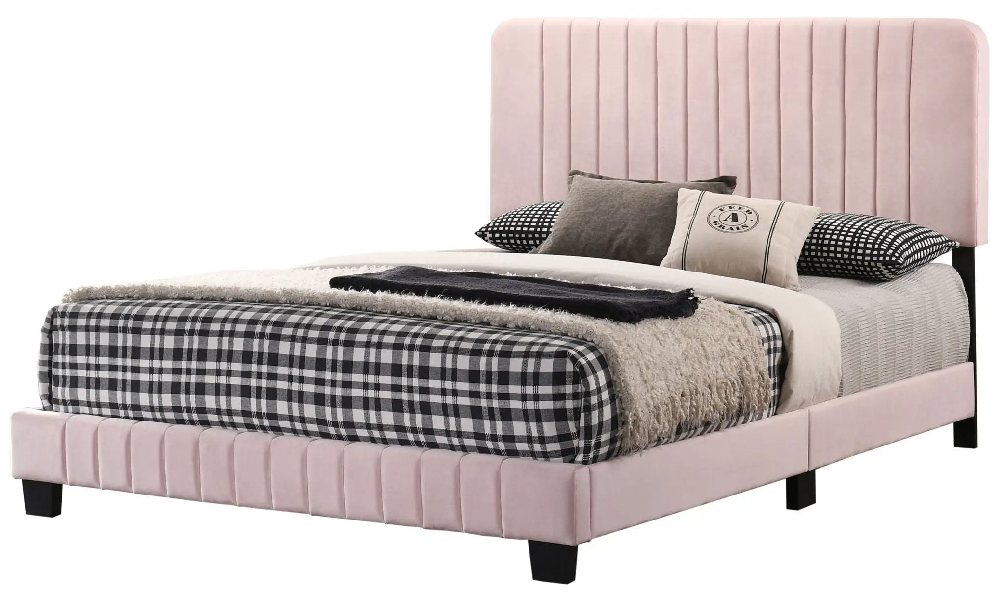 Channel Tufted Bed by HouseOfZazla