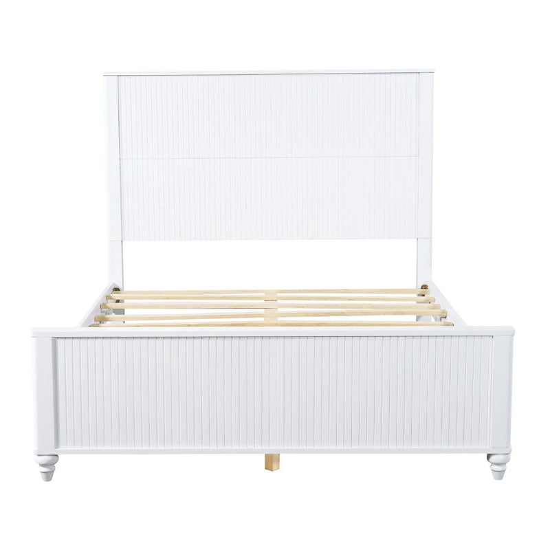 White Queen Size Bed Frame by HouseOfZazla