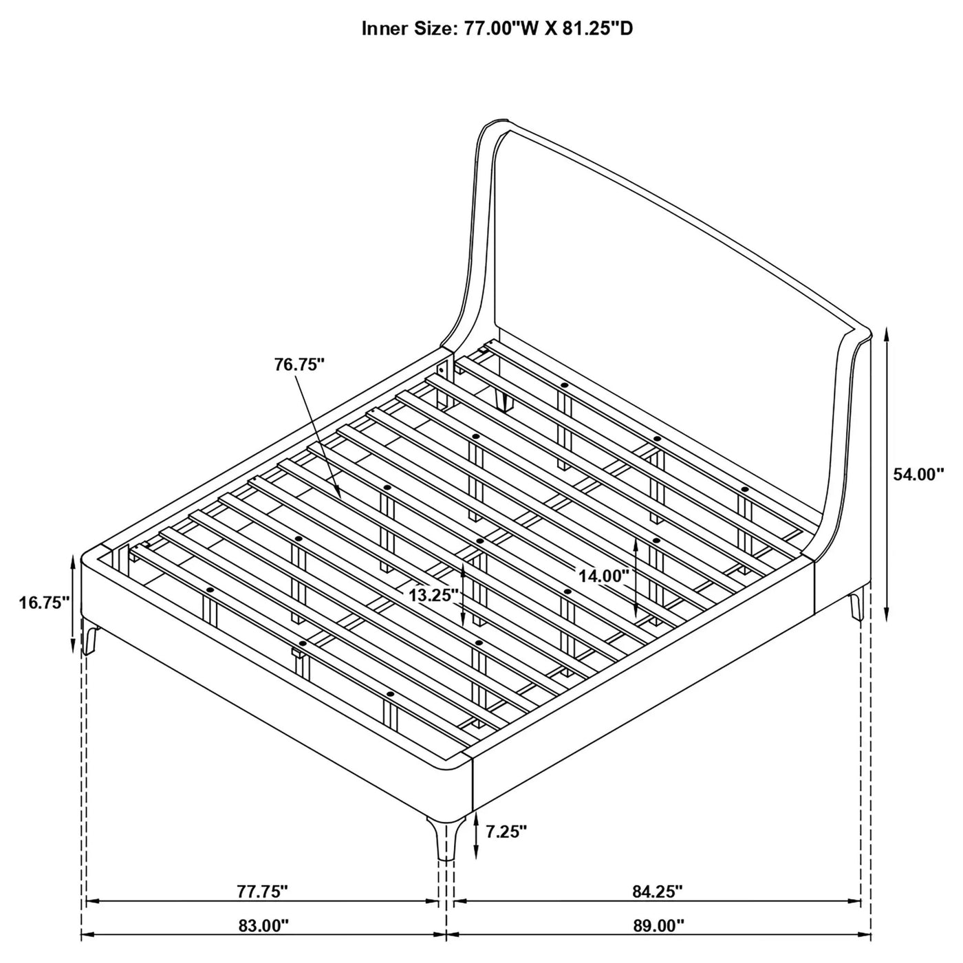 Harper - Platform Bed by HouseOfZazla