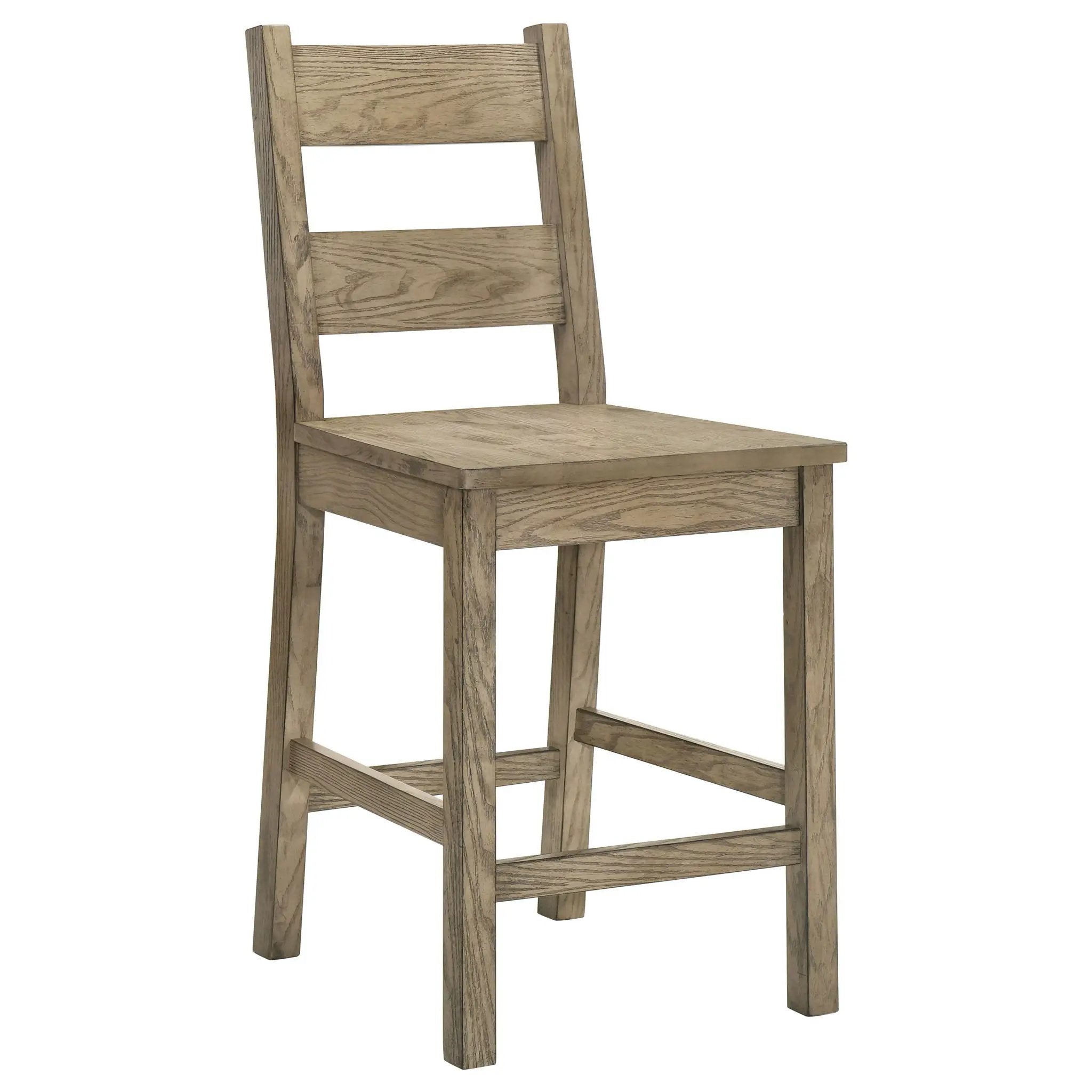 Cardova Counter Height Dining Chair Vineyard Oak (Set of 2) by Unique Piece Furniture