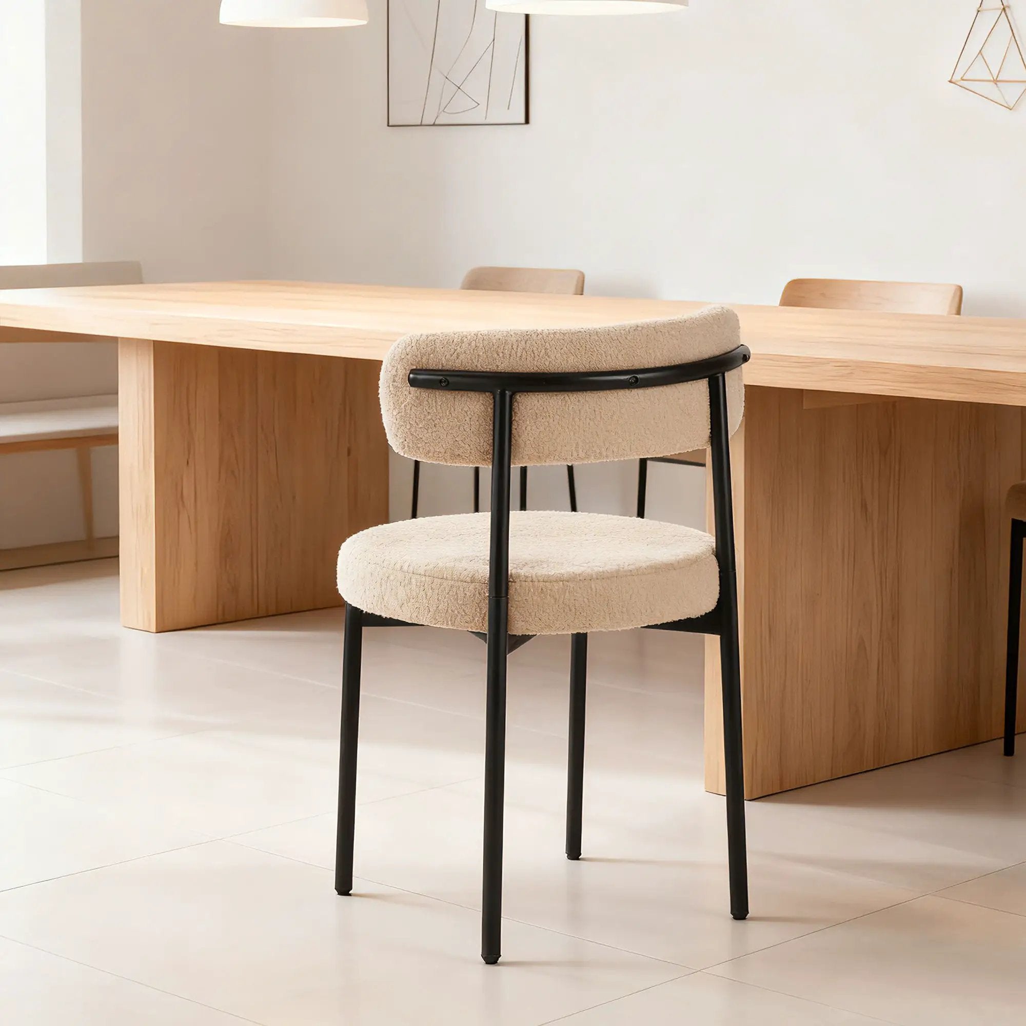 Medieval - Curved Back Kitchen Dining Chairs (Set of 4) - Beige by Unique Piece Furniture