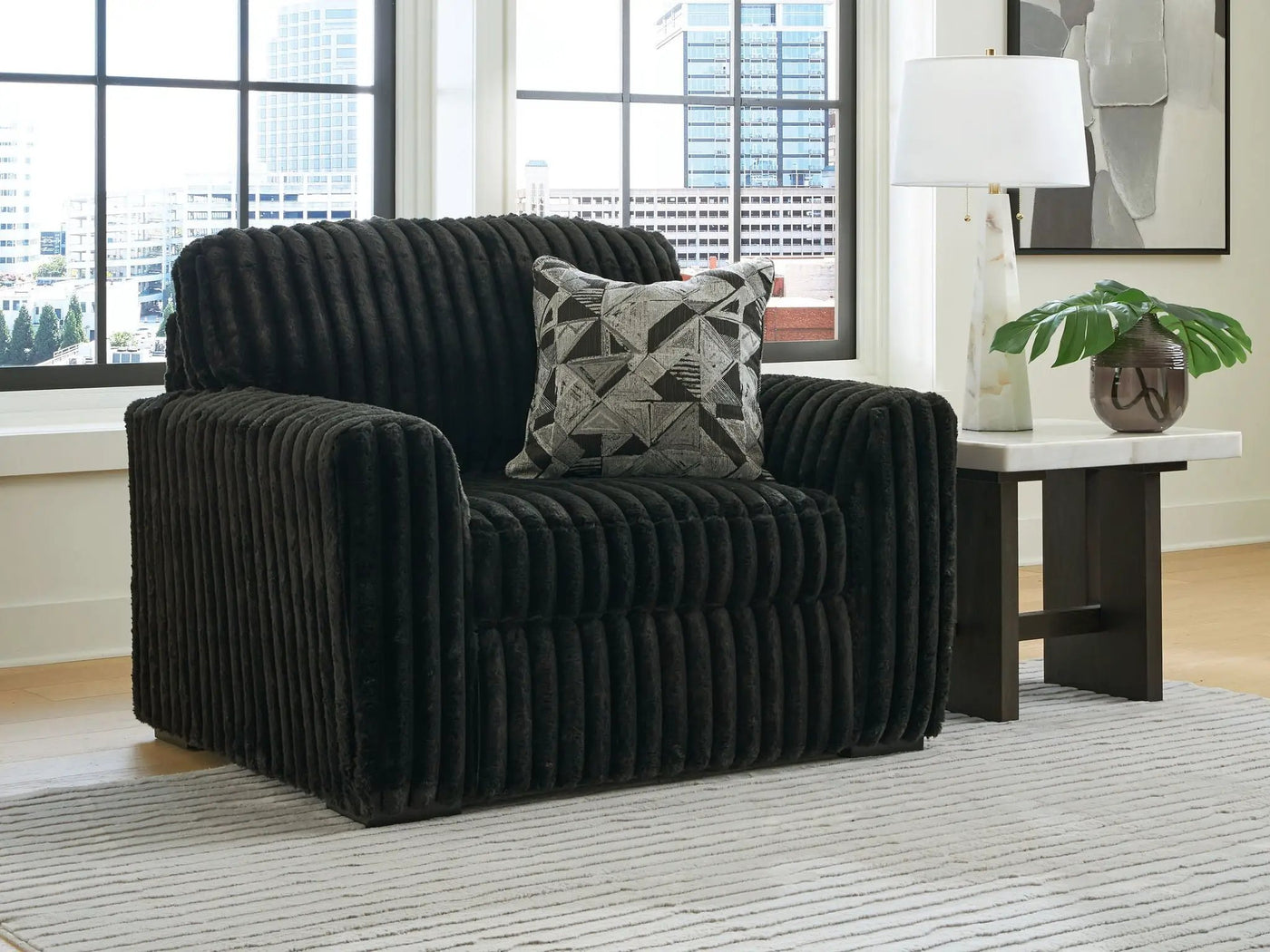 Midnight-Madness - Chair And A Half by Unique Piece Furniture