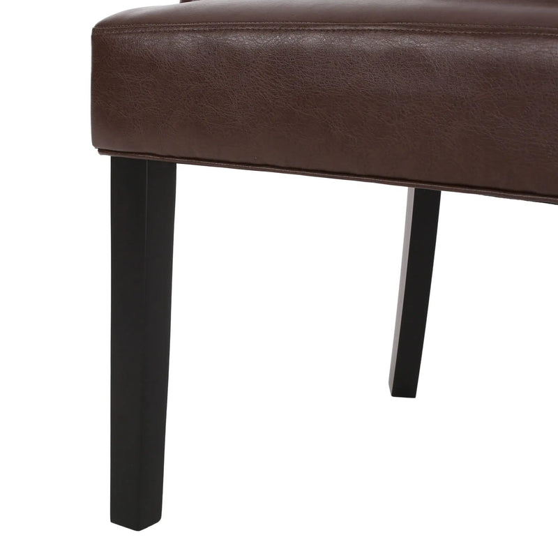 Cheney Contemporary Dining Chair Tufted Upholstery (Set of 2) by HouseOfZazla