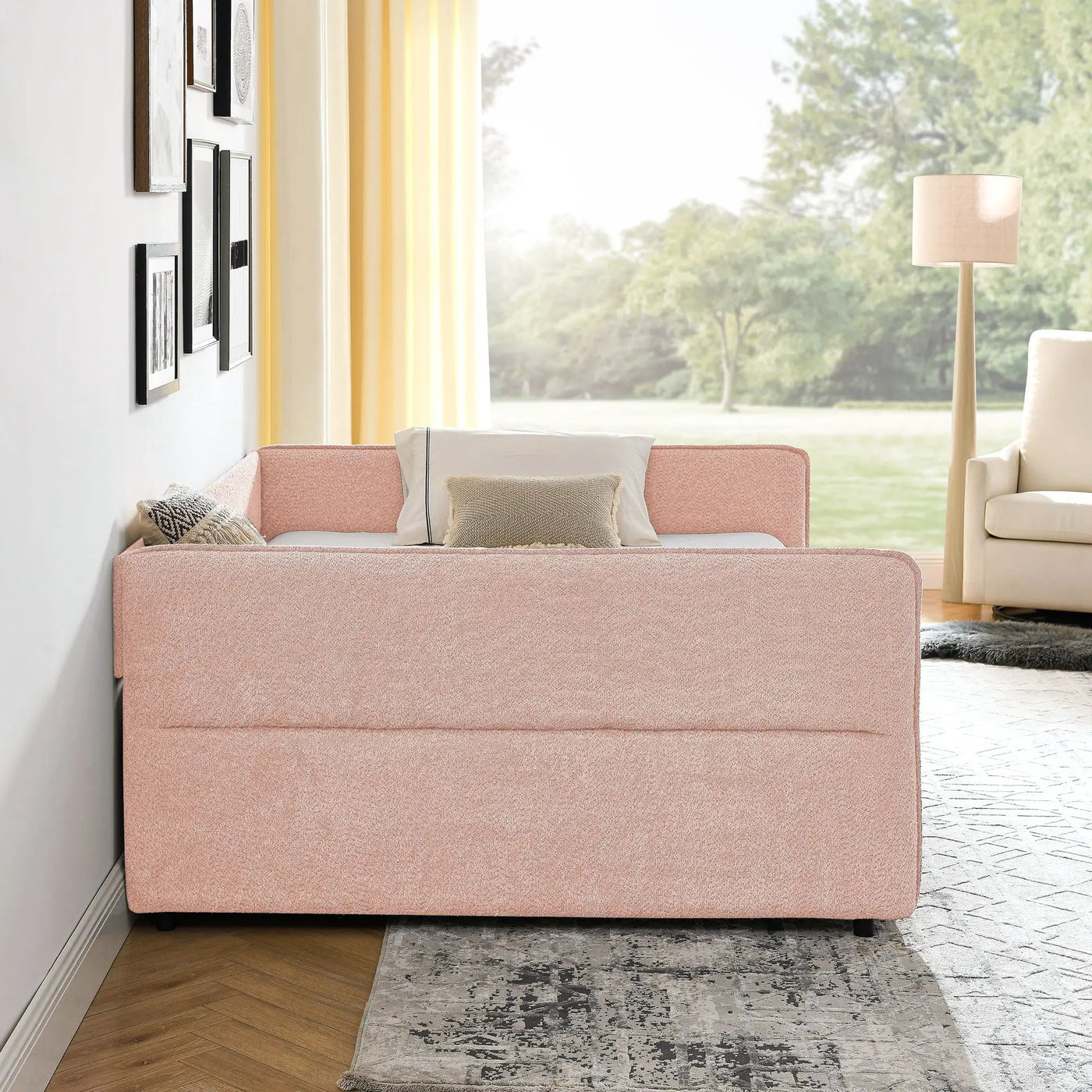 Upholstered Daybed & 2 Drawers by Unique Piece Furniture