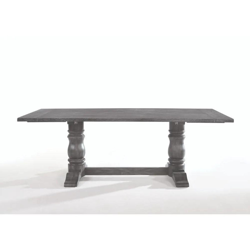 Leventis - 30" Dining Table - Weathered Gray by Unique Piece Furniture