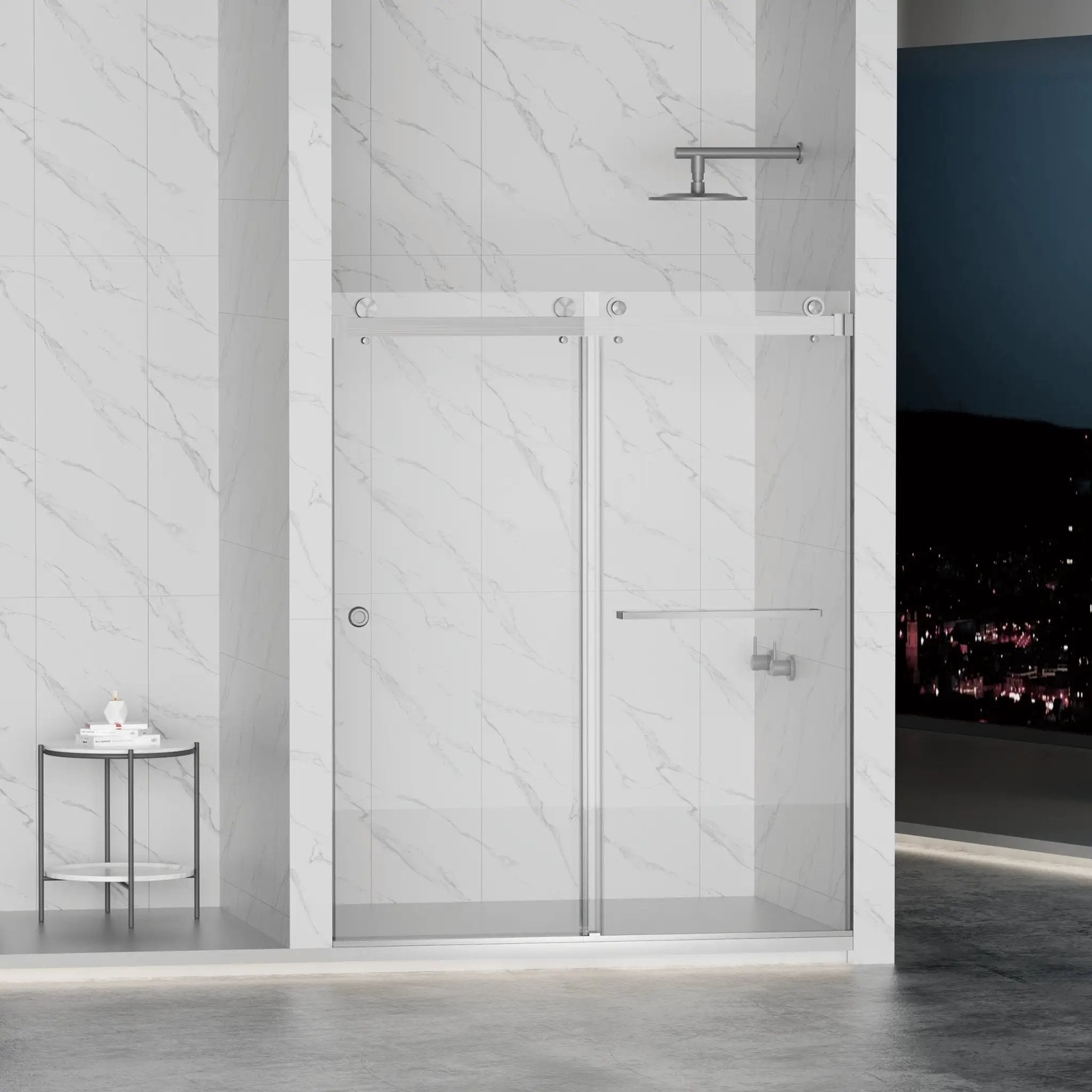55-59" x 72" Frameless Shower Door by HouseOfZazla