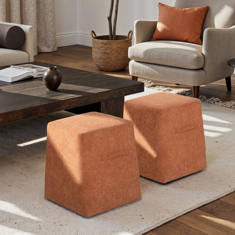 Oliver - Tapered Square Upholstered Ottoman by HouseOfZazla