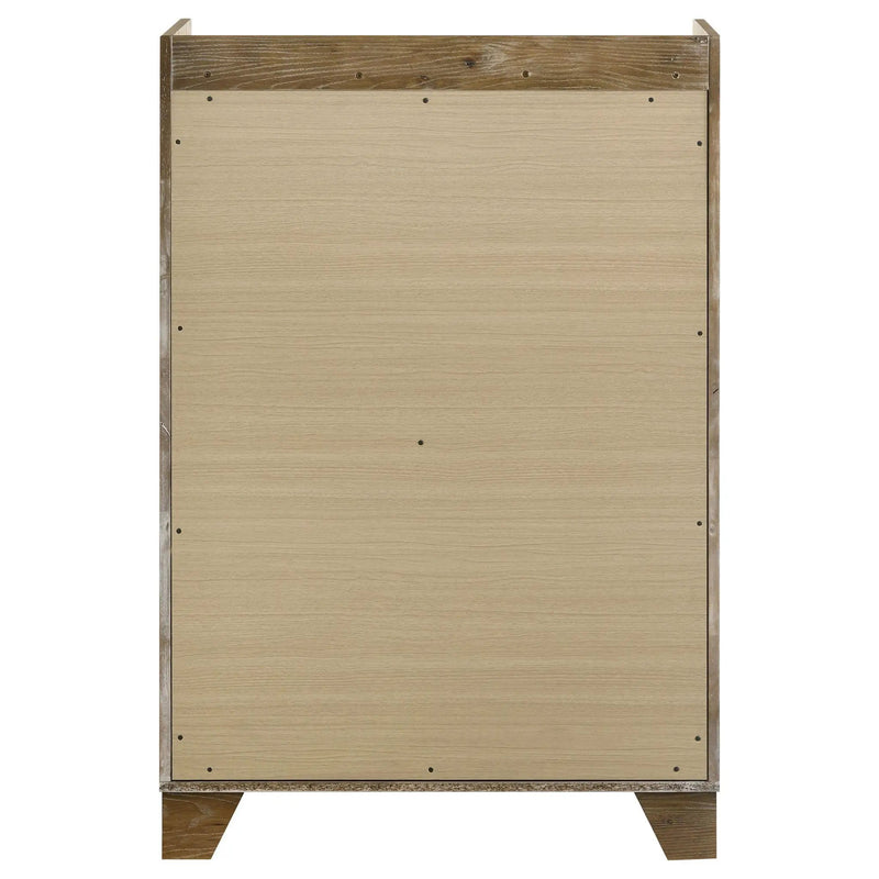 Henderson 5-drawer Bedroom Chest of Drawers Medium Oak by Unique Piece Furniture