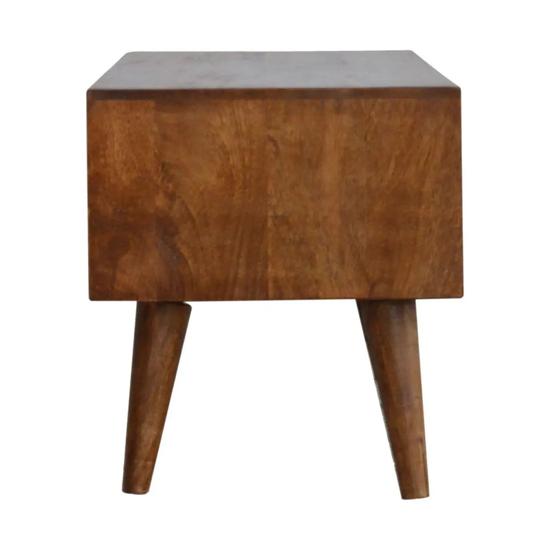 Prism Sliding Media Unit - Chestnut by HouseOfZazla