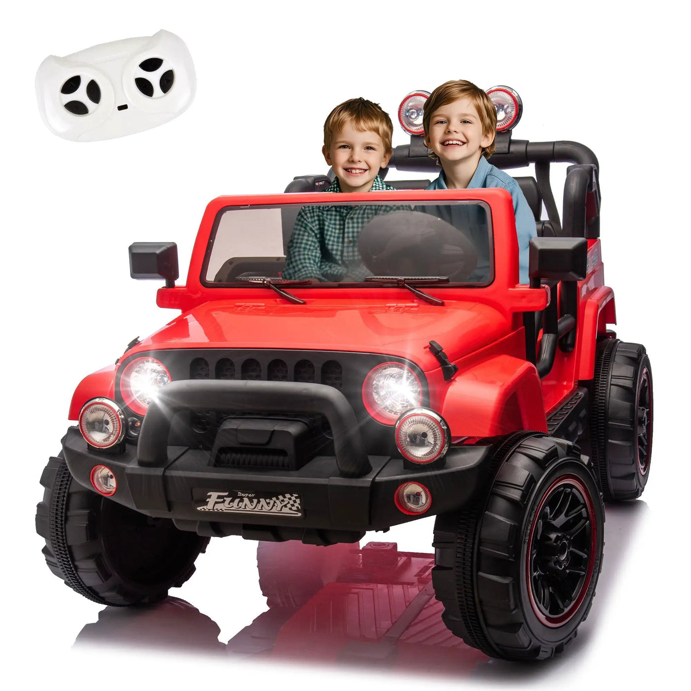 24V Kids Ride-On Electric Car with Parental Control by HouseOfZazla