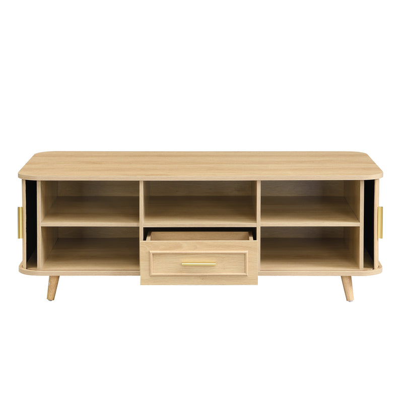 Mid-Century Modern Coffee Table with Storage by HouseOfZazla