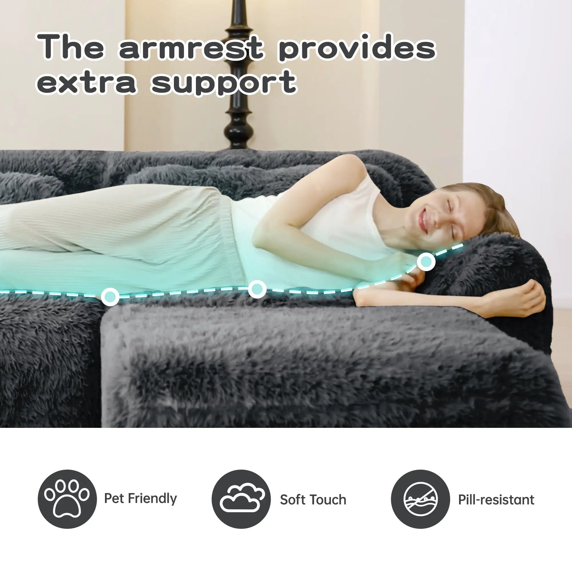 U-Shaped Boneless Sofa by HouseOfZazla
