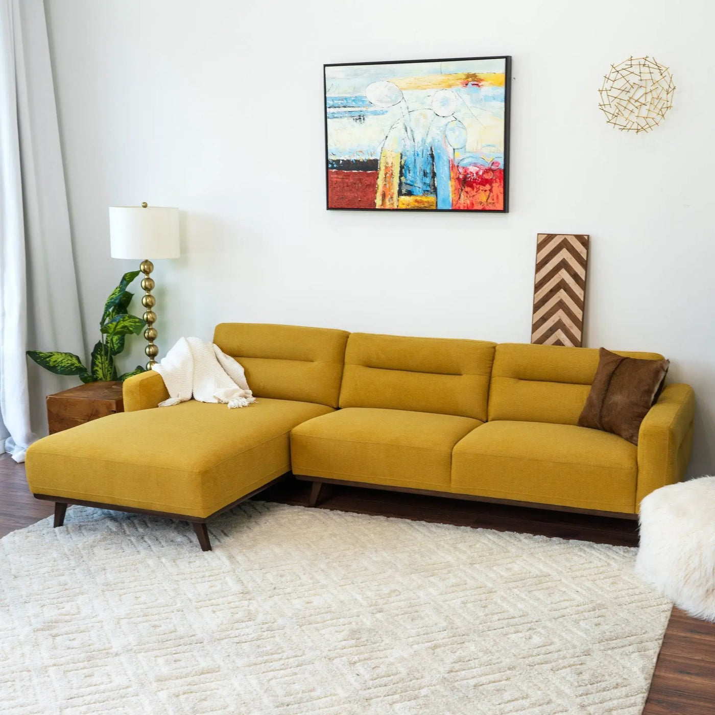 Ella - L-Shaped Sectional Couch by HouseOfZazla