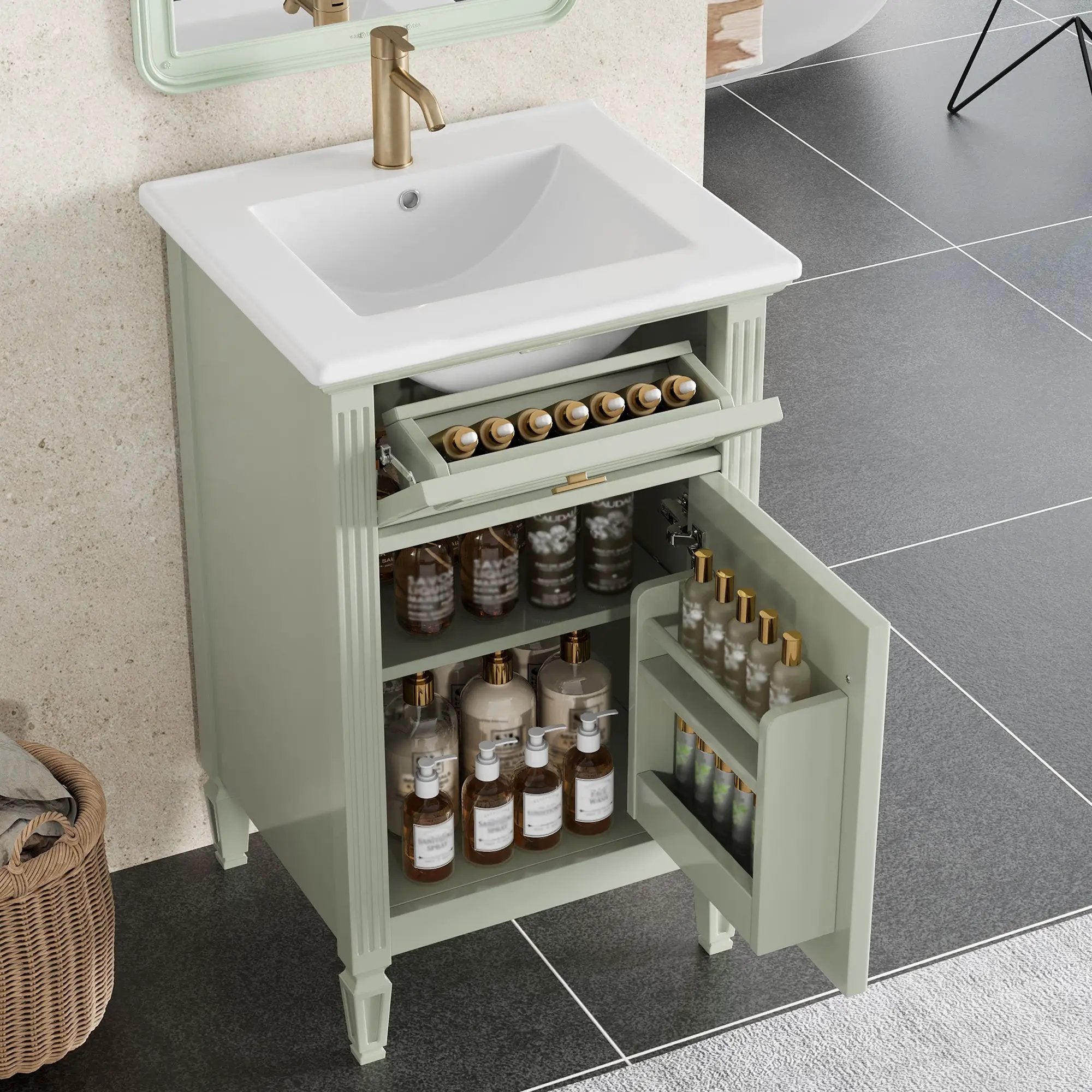 20-Inch Bathroom Vanity with Sink by HouseOfZazla